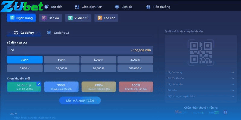 Quy trình rút tiền Zubet minh bạch là bằng chứng cho sự uy tín.